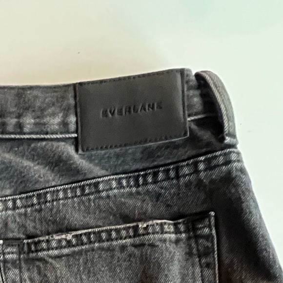 Everlane The Denim Skirt in Black - Picture 5 of 8